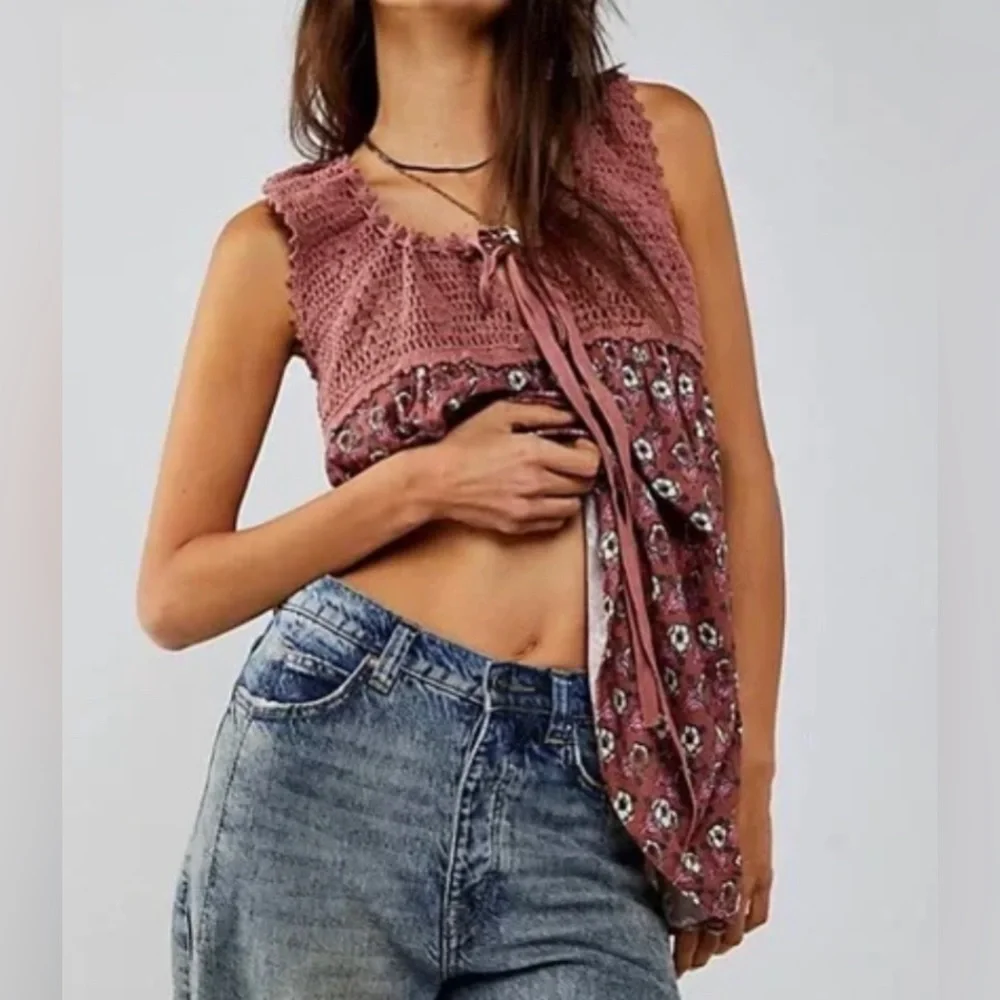 Free People Honey Pie Babydoll Tunic NWT Size S